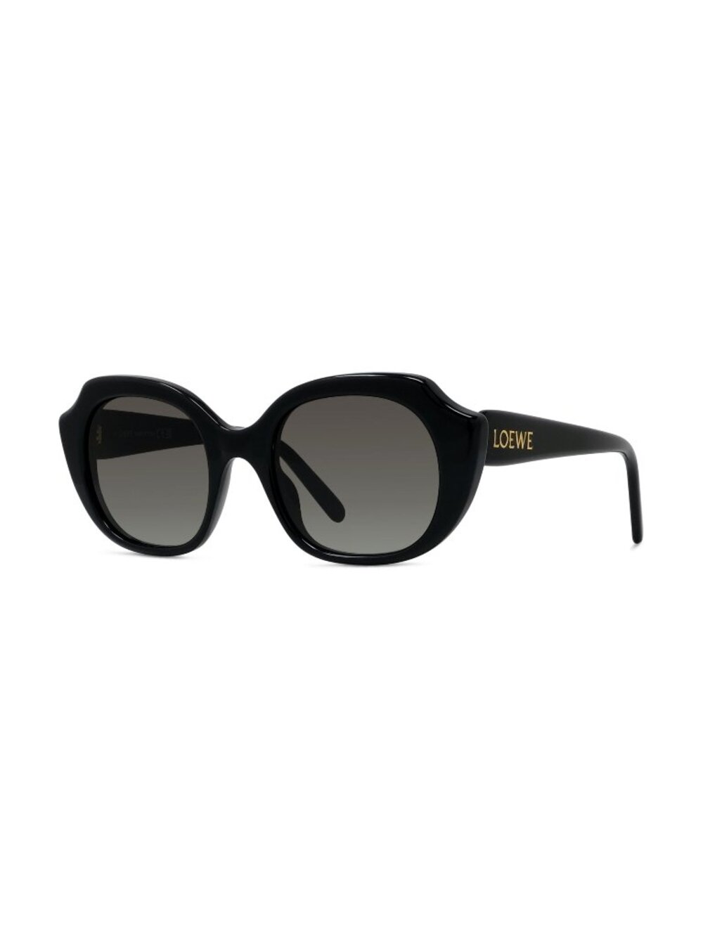 New LOEWE Women's Sunglasses Acetate Frame SLIM LW40191I 01B 50 Black Geometric